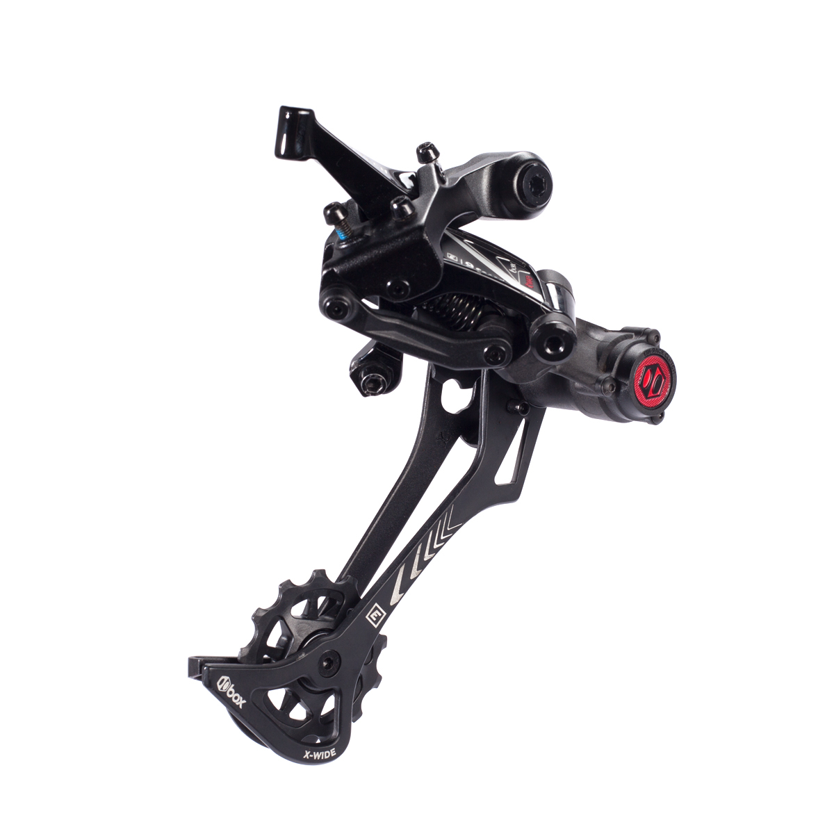 New Box Components One E-Bike 9 Speed X-Wide Cage Rear Derailleur Hard Onyx