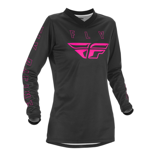 FLY 2021 F-16 Jersey (Womens Black/Pink)
