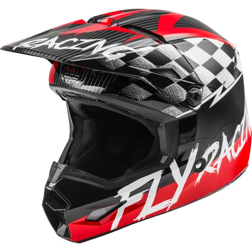 FLY 2020 Kinetic Helmet (Youth Sketch Red/Black/Grey)