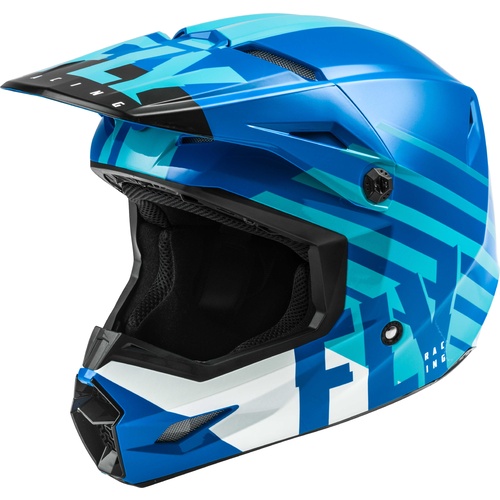 FLY 2020 Kinetic Thrive Helmet (Youth Blue/White)