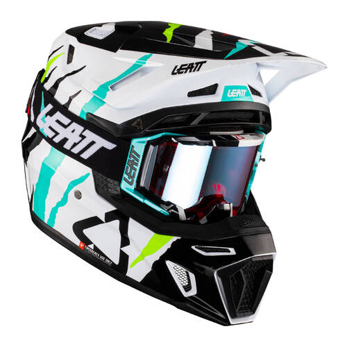 LEATT 2023 8.5 Helmet & Goggle Kit (Tiger)