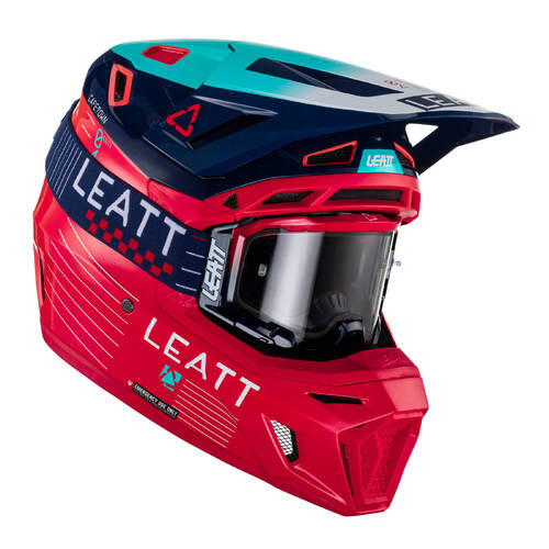 LEATT 2023 8.5 Helmet & Goggle Kit (Red)