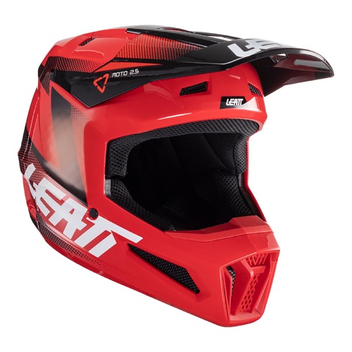 LEATT 2024 2.5 Moto/MTB Helmet (Red)
