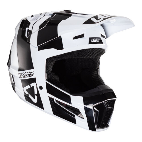 LEATT 2024 Junior 3.5 Helmet (Black / White)