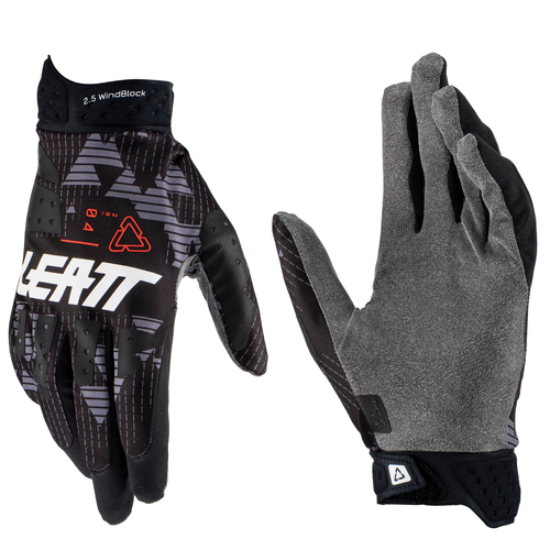 LEATT 2.5 Windblock Moto/MTB Gloves (Black)