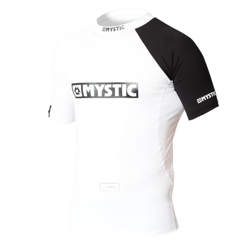 MYSTIC Event S/S Rashvest Chest Logo (White)
