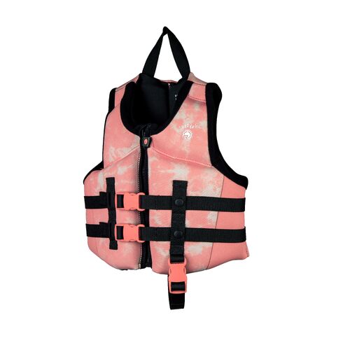 RADAR Girl's - CGA Life Vest (Bubble Gum Swirl) - Child (30 - 50lbs)