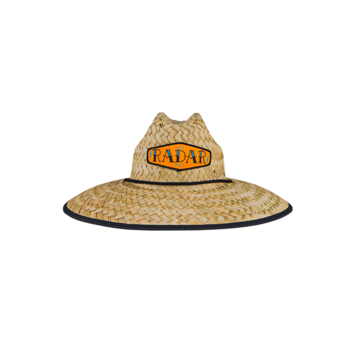 RADAR Paddler's Sun Hat (Tan Straw / Collage Nylon) - OSFM