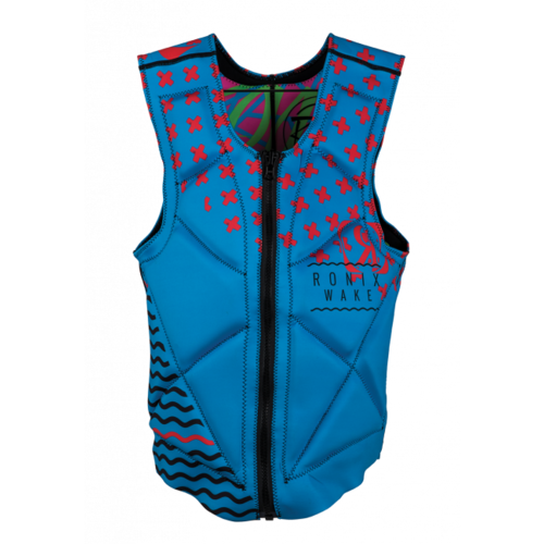 RONIX 2019 Party Athletic Cut Reversible Impact Jacket (Pink/Blue/Red)