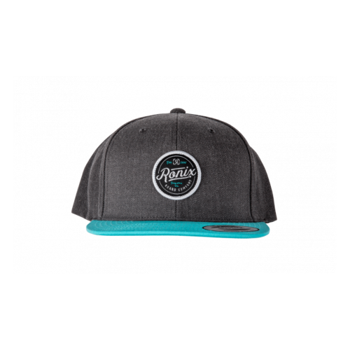 RONIX 2019 Mariano 6 Panel Snap Back Hat (Grey/Aqua)