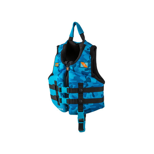 RONIX Top Grom Boy's CGA Vest (Blue Camo) - Child (30-50lbs)