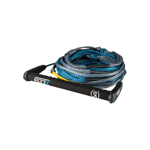 RONIX 727 Foil Combo - 13" Handle + 77.5 ft. 10-Sect. PE Rope (Slate Blue)