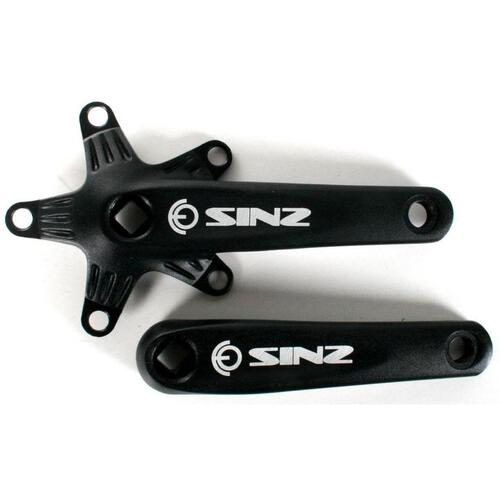 SINZ Square Tapered BMX Crank Arms (Black)