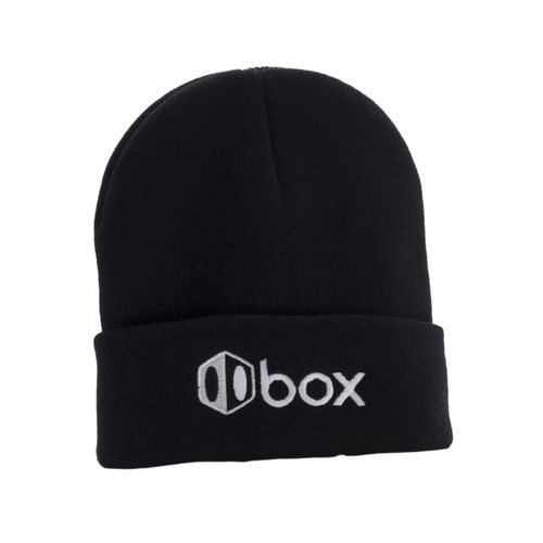 BOX Beanie knit cap OSFM black