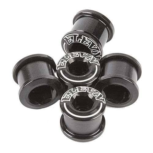 ELEVN Alloy Chainring Bolts (Black) - 8.5mm x 4mm
